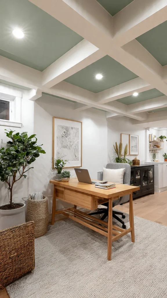 Sage Painted Ceilings Boost Your Mood Daily