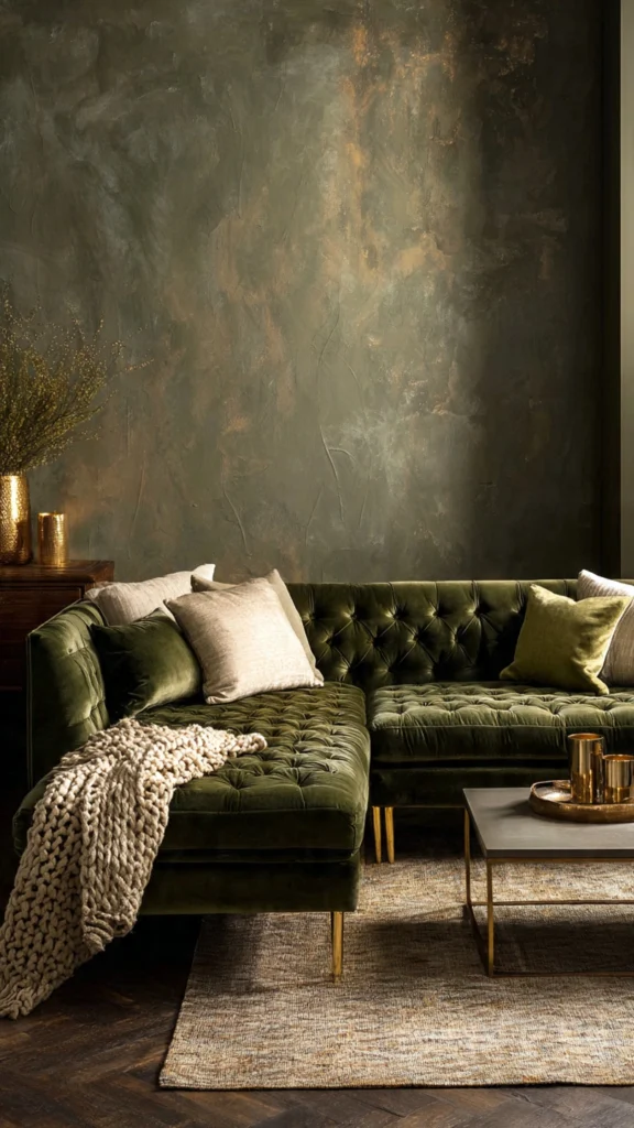 Plush Sage Velvet Sofas Help You Unwind Faster