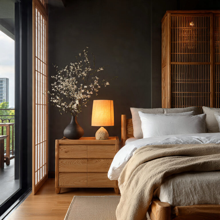 Japandi Guest Room Ideas