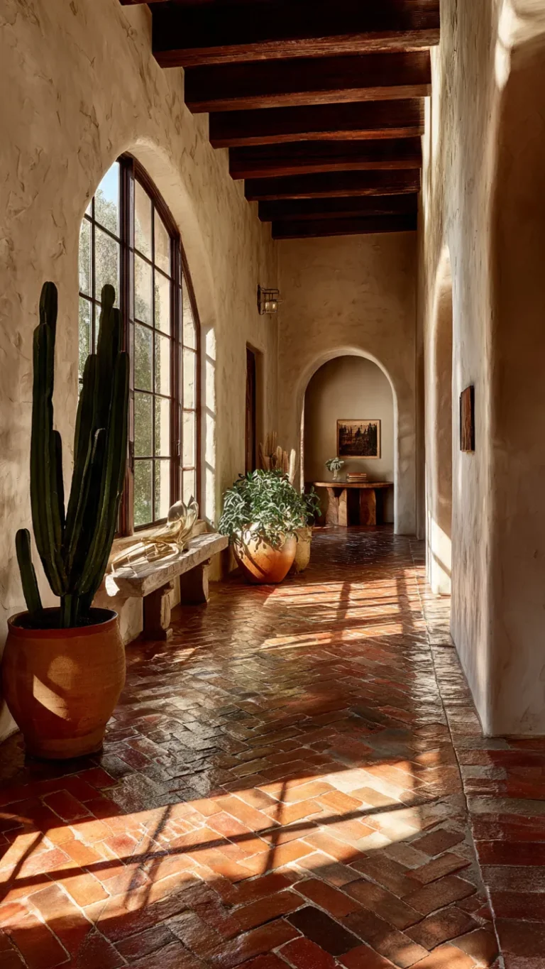Warm Southwestern Desert Hallway Homes