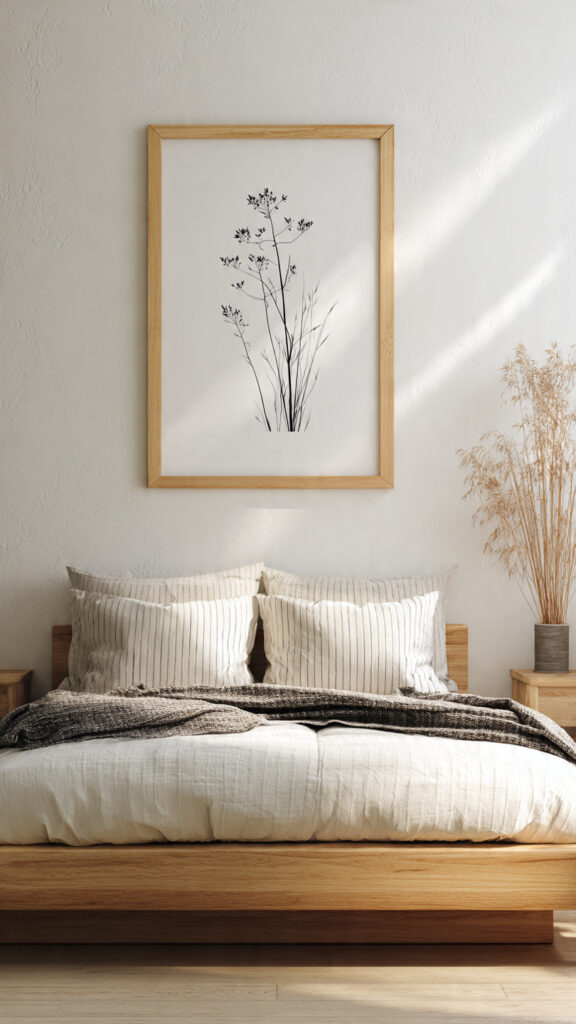 Minimalist Wall Art with Natural Themes