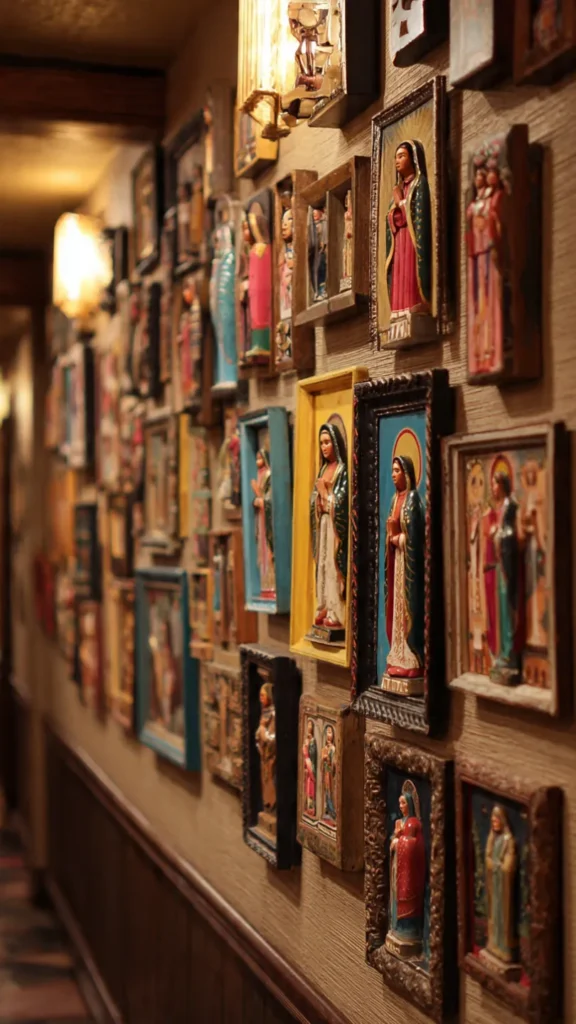 Hand-Painted Folk Art and Santos