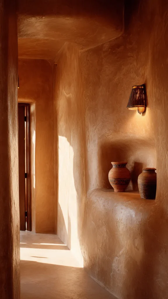 Adobe-Inspired Wall Treatments