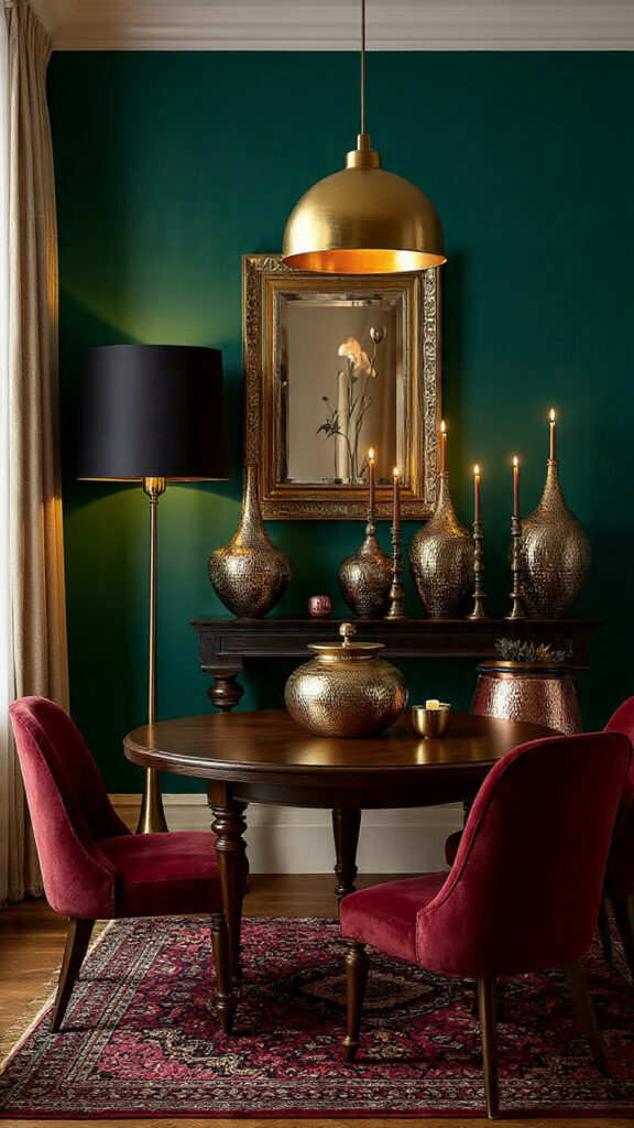  Rich Jewel-Tone Color Blocking