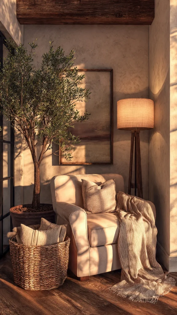 Soften with Greenery, Lighting, and Finishing Touches