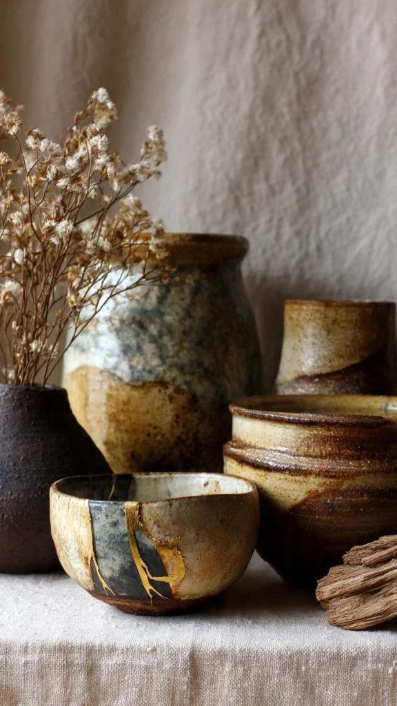 7. Wabi-Sabi Decor: Imperfect Beauty in Small Spaces