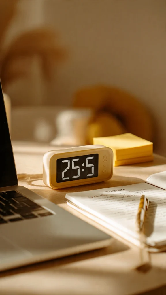 Digital Timer or Pomodoro Clock