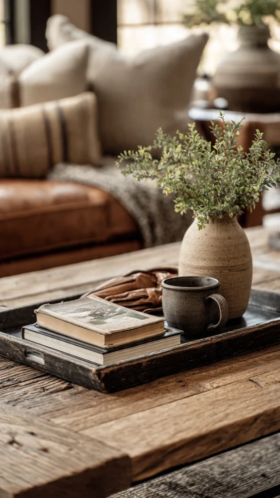 Style Coffee and Side Tables with Collected Details
