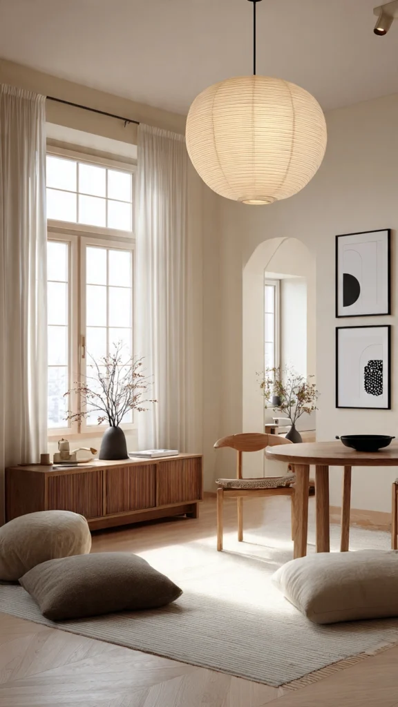 2. Open-Plan Living with Defined Zones Using Low Furniture