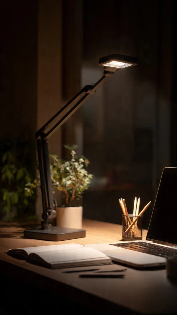 Desk Lamp with Adjustable Brightness