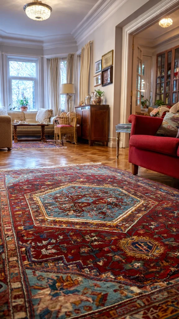 Turkish and Persian Rug Layering