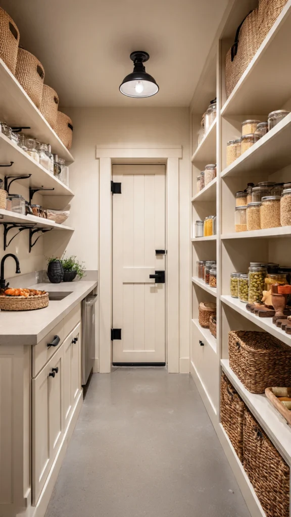 Idea 9: Pantry, Canning Room, and Storm Safety—A Surprisingly Perfect Combo