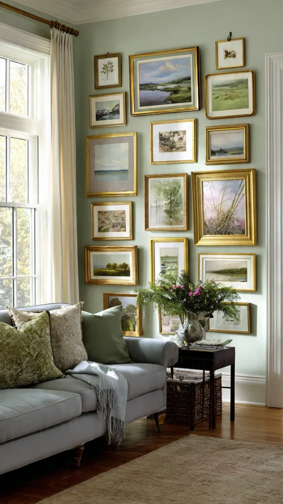 Picture Rails and Carefully Curated Art Displays