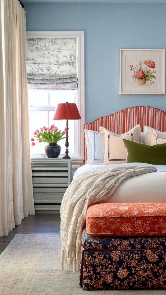 Add a Patterned Headboard