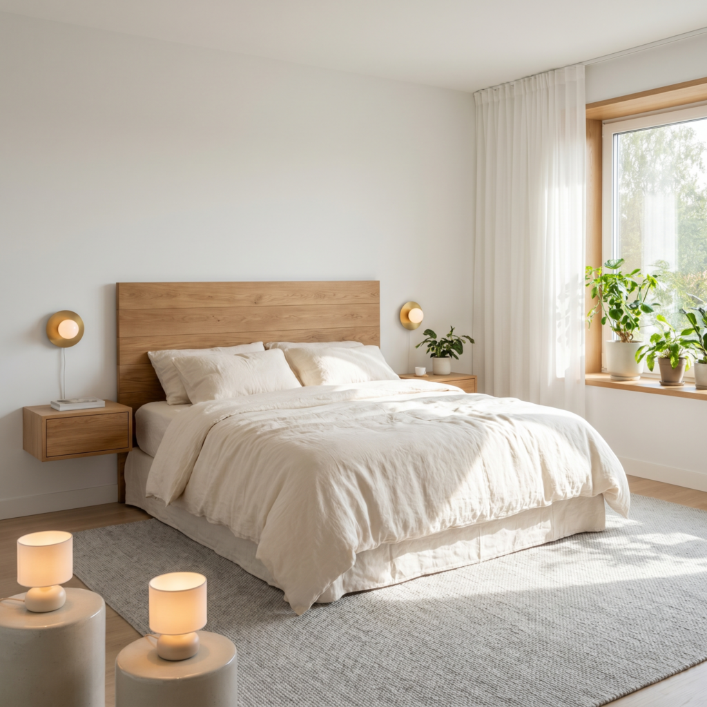 Minimalist Cozy Master Bedroom