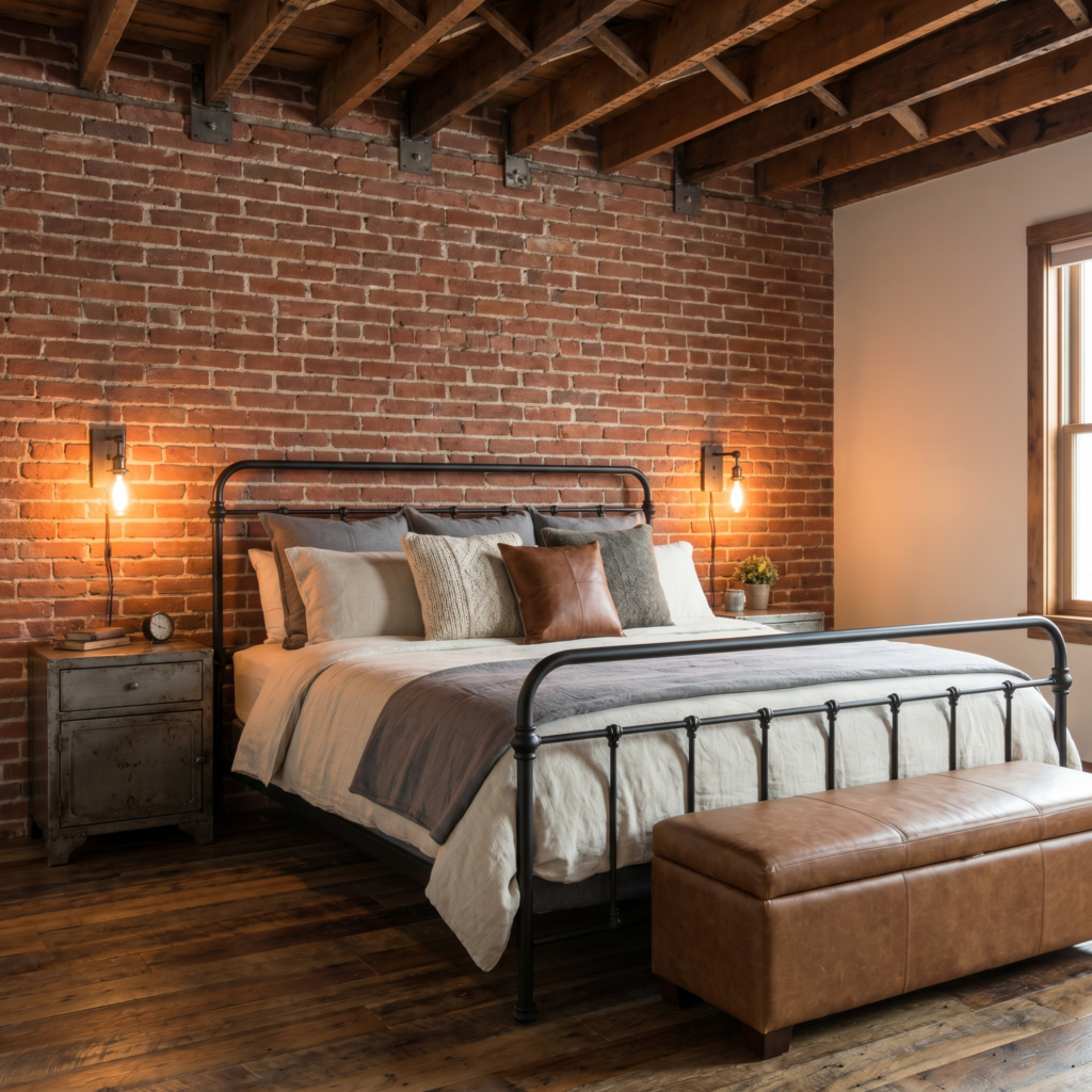 Industrial Chic Bedroom