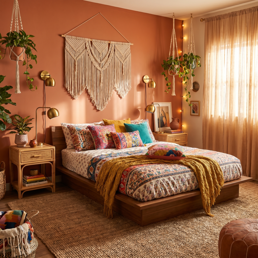 Bohemian Cozy Bedroom Oasis