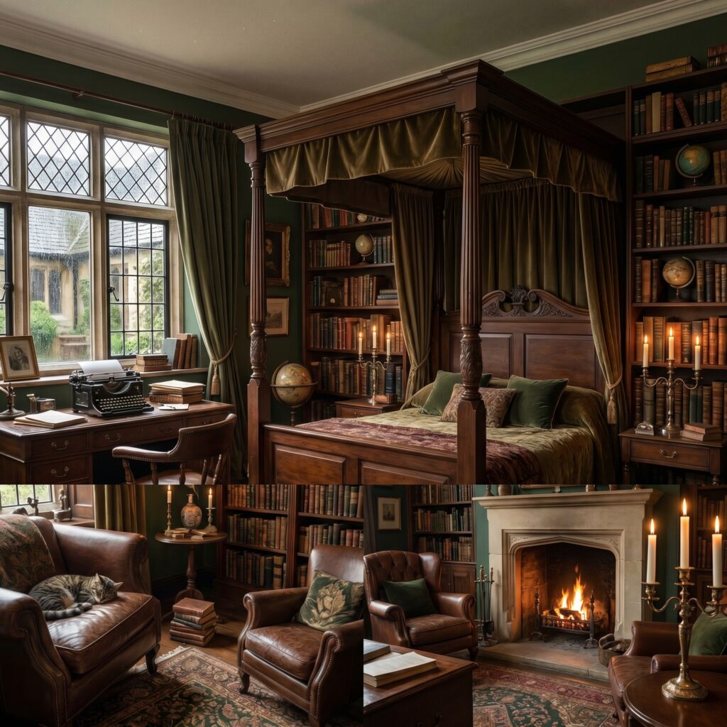 Dark Academia Bedroom