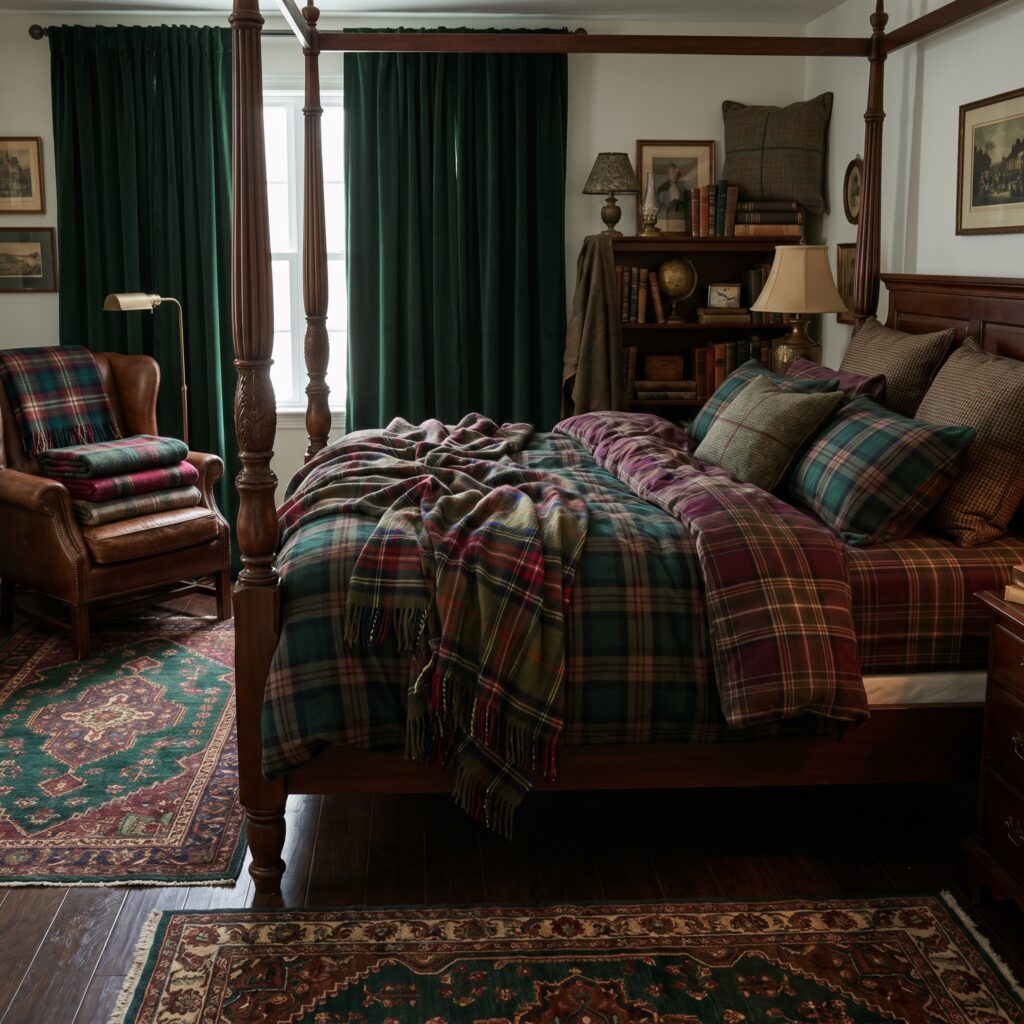 Idea 9: The Tartan and Plaid Study – Textiles that Define Dark Academia